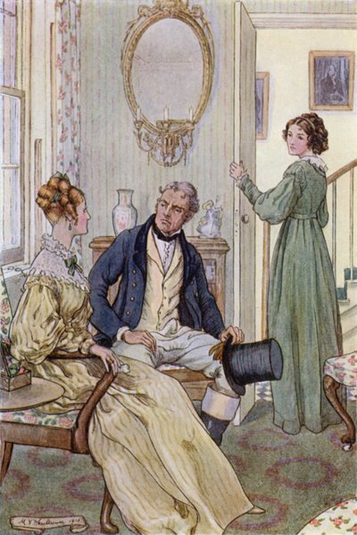 Illustration für Wives and Daughters von Mrs. Gaskell von Mary V. Wheelhouse